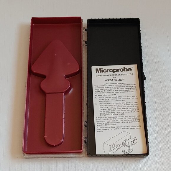 Vintage 1978 Microprobe By WESTCLOX Radiation Detector for Microwave Ove… - Picture 2 of 6